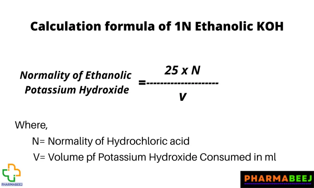 Preparation and Standardization of 1N Ethanolic KOH