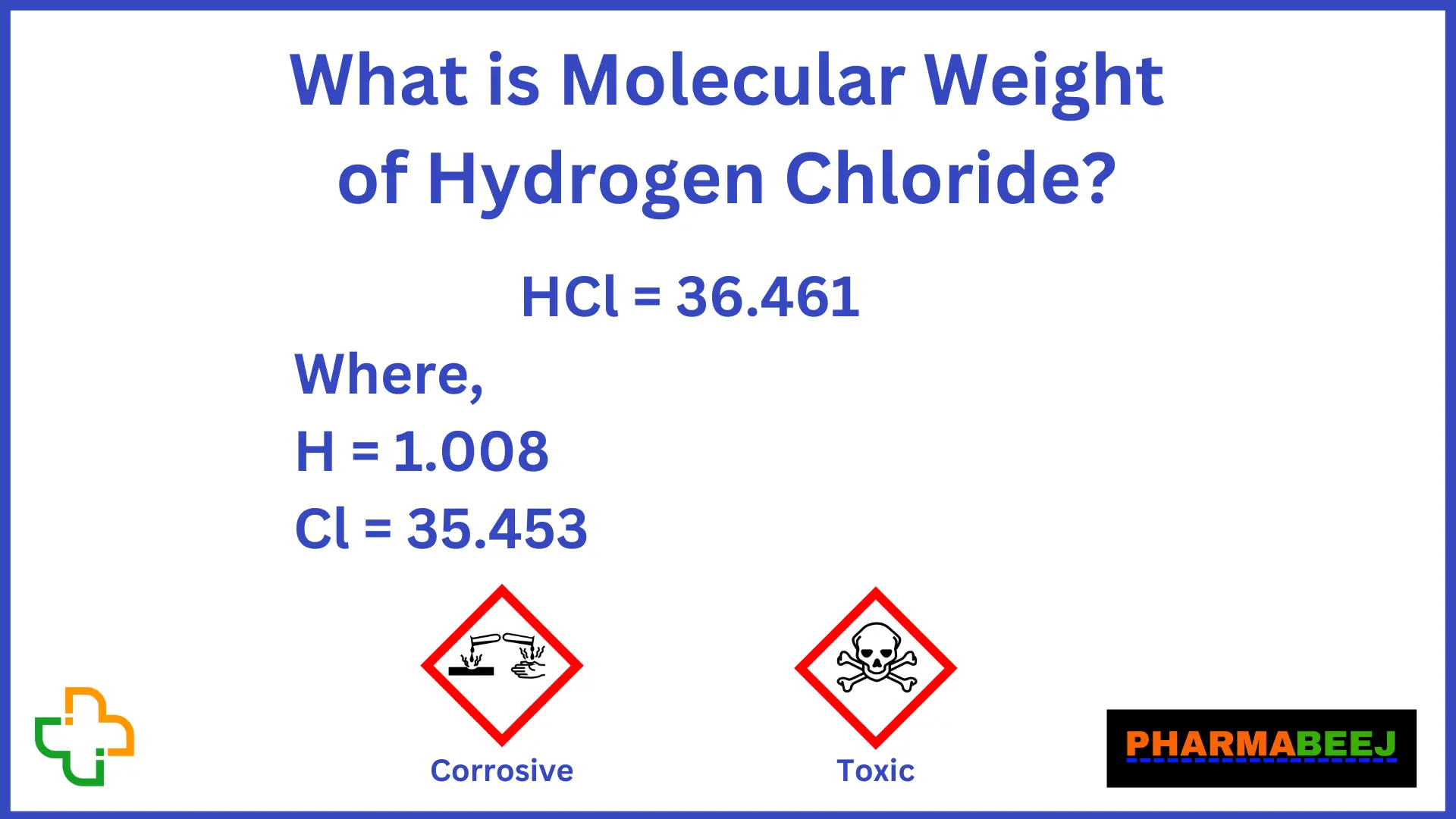 Molecular Formula of Hydrogen Chloride