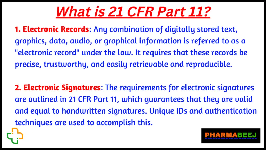 21 CFR Part 11