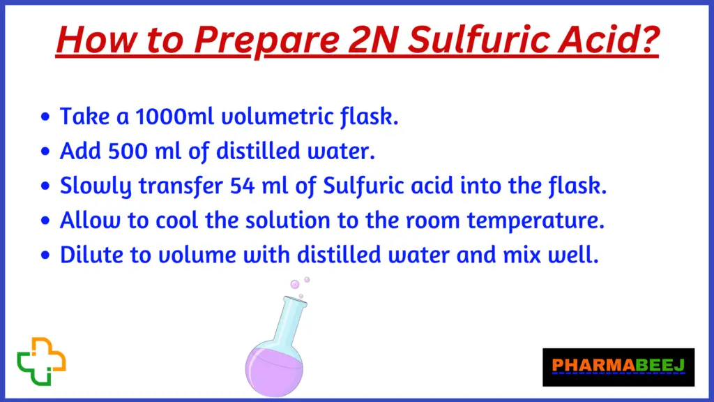 How to Prepare 2N Sulfuric Acid